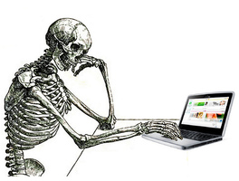 skeleton reading web content